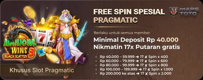 FREE SPIN 17β SPESIAL PRAGMATIC